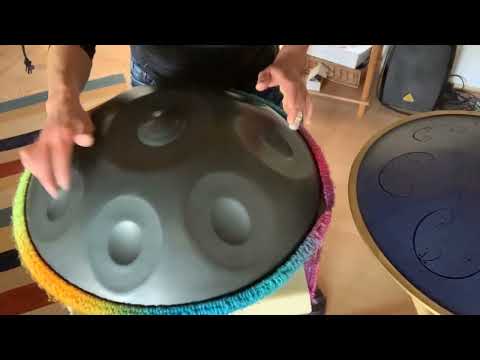 "When tone becomes water" on Annaziska Handpan, MAG Instruments and B Mayor Rav Vast
