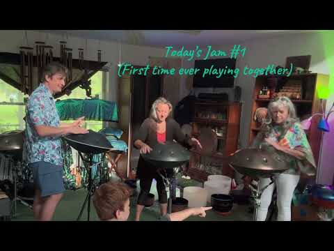 🛸🎶  🦋  First take and first jam ever for us three!  (All 3 playing Dm Celtics)