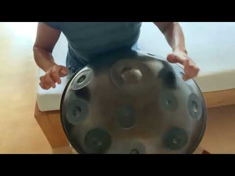 "A heart asks pleasure first"/ the Piano on Handpan F Voyager, Leaf Sound Sculpture