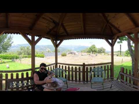 Handpan F#2 Nordlys 17 - Wellness Retreat 360 video #meditation #music