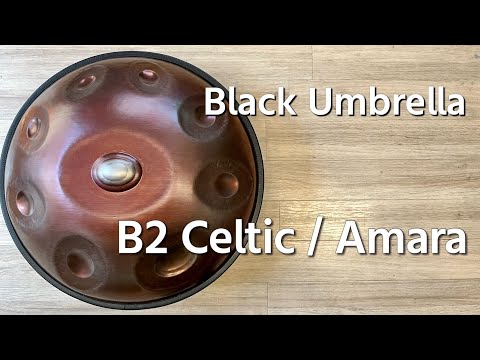 【ハンドパン販売】Black Umbrella / B2 Celtic / Amara 試奏1