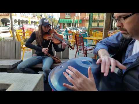 Handpan Music with Viola player Erin Hunsberger  - Handpan Jam to song Coming Home
