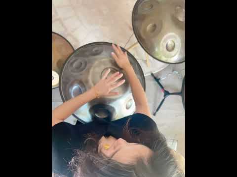 Handpan Princess Practicing Handpan #handpan #handpanmeditation #handpanmusic