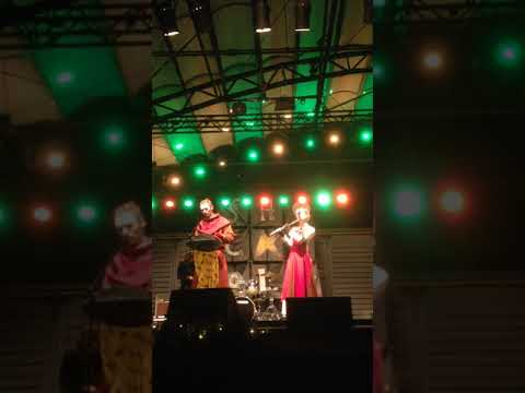 Uti vår hage - Flute and handpan performance at Shockholm Kungsträdgården