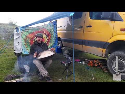 Handpan music meditations Musik in the carpathian mountains #handpan #vanlife #meditationmusic