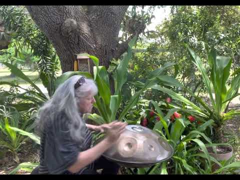 🛸🎶 🔥Drum Circle prep on a NITRIDED Axiom C# Celtic  Minor Handpan 🔥 🎶🛸