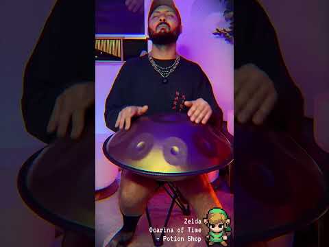 ZELDA OCARINA OF TIME ~ POTION SHOP ~ (improv)  #zelda #ocarinaoftime  #handpan #music