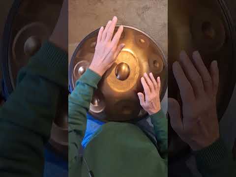 Easy-to-learn Handpan Compositions: Kamakumba Groove (Kurd Scale) #handpan #shorts  #handpanlernen