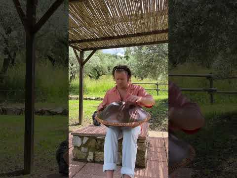 Dreamy Nordlys Handpan #handpan #hangdrum #steeldrum #klangschale #mxneumann #maxneuman #yoga #italy