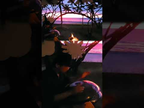 『Mystic Suset5』Hiroyukeeeeee handpan in Rainbow Hat