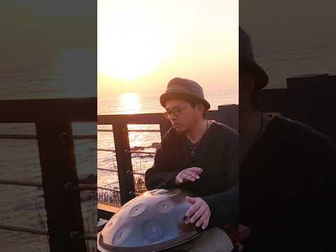 「癒音Ⅴ 霞 -YUON-」恋人岬の夕凪7 Hiroyukeeeeee handpan #meditationmusic #癒音yuon
