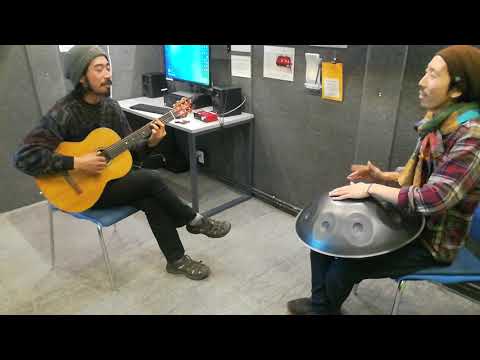 魚沼雪譜(Uonuma-Seppu) & Get Up, Stand Up by Ryuto | Handpan music | Kiyoshi Iio - Handpan Journey