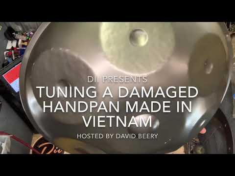 Dii: How To Tune A Damaged Handpan made in Vietnam