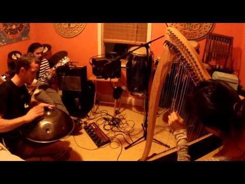 Handpan, Harp, Guitar Improv Pt 2