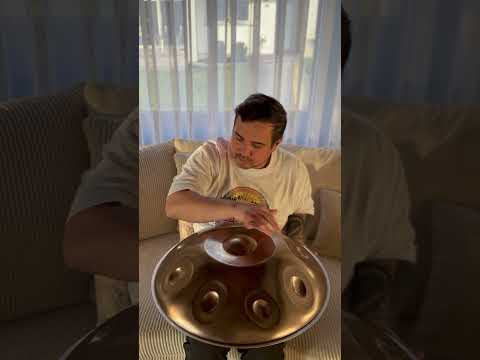 New Pan, on my birthday, and i am soo happy 🥰🤩 #handpan #handpanmusic