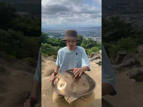 No destination. No words. Just sound, breath, and presence 🪷 #handpan #fukuoka #japan #wellness