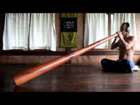 Didgeridoo travel compact from Rasamala wood