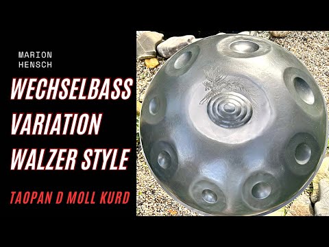 Handpan Tutorial für Anfänger | Wechselbass im Walzer Style | Taopan D Moll Kurd #handpanworkshop
