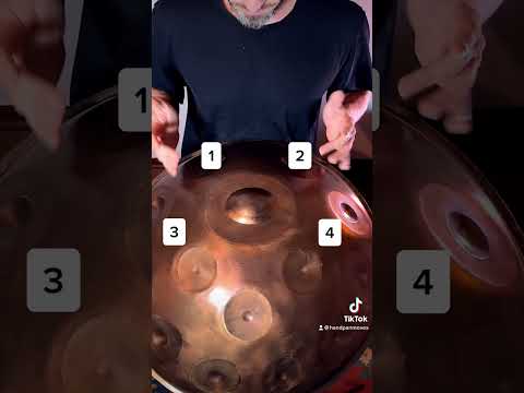 HOW TO DO SPLIT FINGERS TECHNIQUE ON THE HANDPAN  #handpan #handpanplayer #tutorial #music