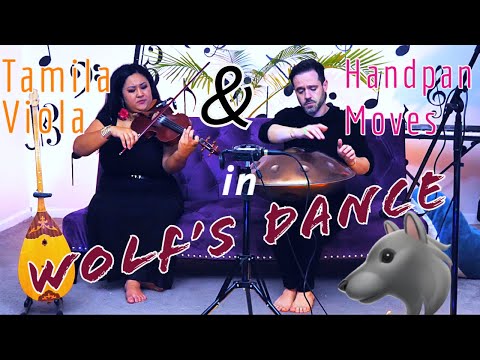 handpanmoves | WOLF'S DANCE |with viola | feat. @TamilaViola | could this be in the next WITCHER?