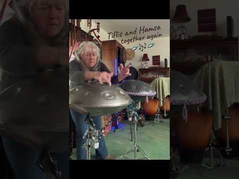 🛸🎶💕  Tiflis Handpan, F2 Pygmy and Hamsa Handpans,  Voyagers End 💕🎶🛸