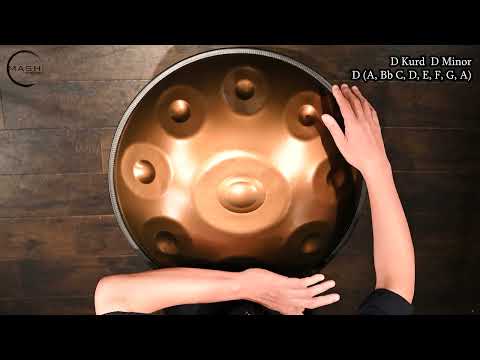 MASH handpan. 9音 D Kurd ・ D マイナー[D / A, Bb, C, D, E, F, G, A]