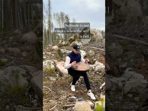 Handpan in nature💕                  #maninmaze_handpan