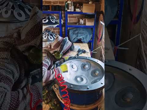 I still need to improve on note borders! | Handpan Maker | Learning to build my own handpans
