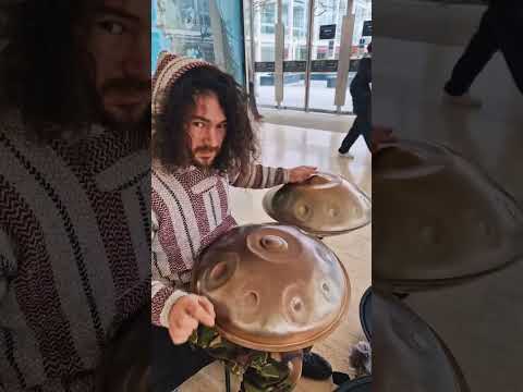 Brightening someone's day @CentreMK | Busking in Milton Keynes | Handpan Music