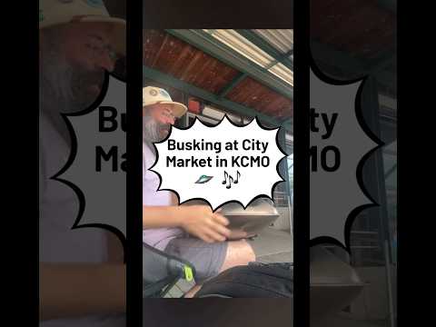 Handpan Dan Busking at City Market in KCMO 🛸 #handpan #busking #citymarket #kcmo #handpandan
