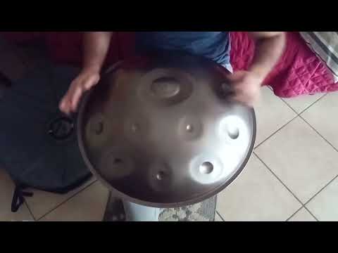 Independence exercises on handpan Meraki F low Pygmy