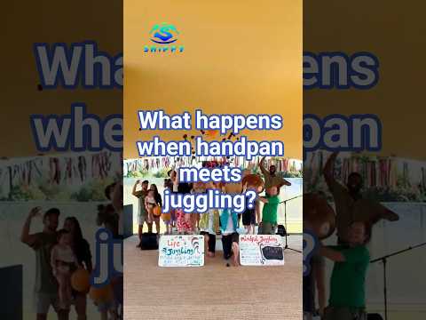 Handpan Meets Juggling at Happy Place Festival Richmond #handpan #fearnecotton #juggling