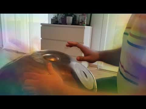 Practicing on my handpan (Kurd 9)