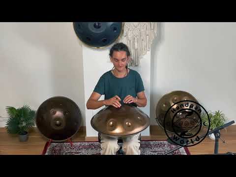 Nala Handpan | B2 Kurd 9 | Ember Steel | 440Hz | B2 F# G A B C# D E F#