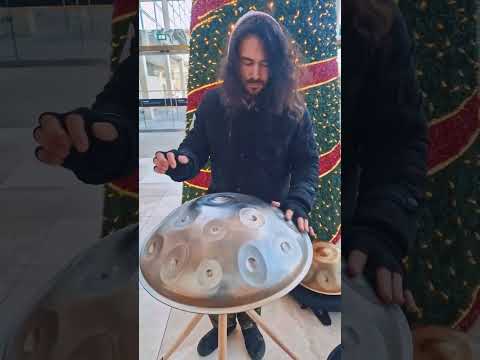 Busking @CentreMK on the handpan | Acero E Amara 21 | Handpan Music