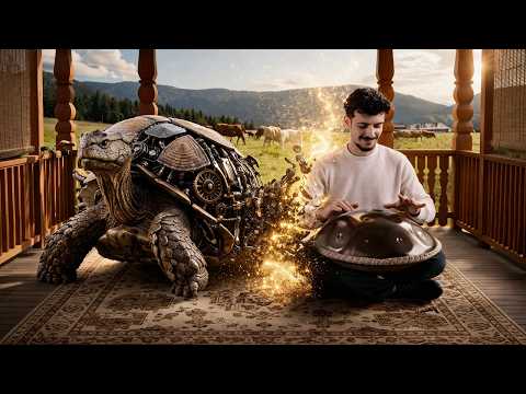 Ancient Shell 🐢✨ | A Tortoise Turns Into Music | Exotic Handpan Music 432hz