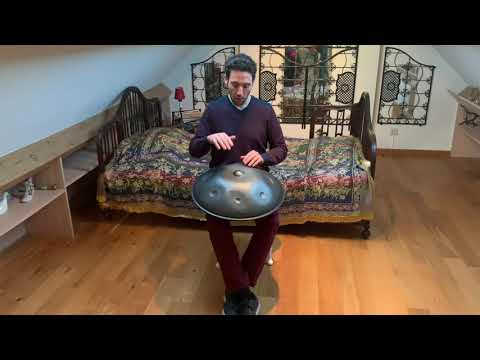 Premier tutoriel Handpan (niveau débutant), partie 3/5 - par Gérard Spencer