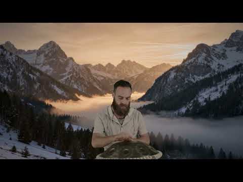 Peaceful Handpan Improvisation in the Mountain Mist | Planet Ding