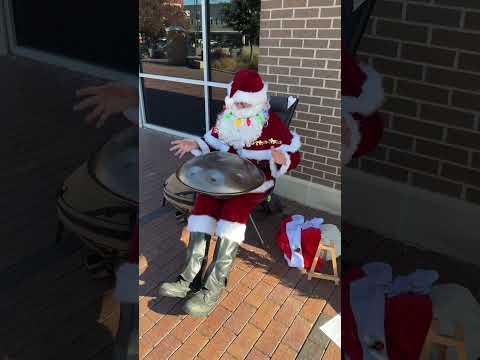 Rudolph the Red Nose Reindeer by Handpan Santa 🦌🎅 #handpan #santa #rudolph #handpansanta #handpandan