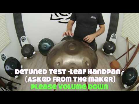 Leaf handpan -Lulaby - (F#) A C# D E F# G A D - HcT Handpan Blog Review