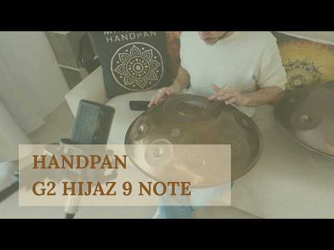 Handpan G2 Hijaz 9 note 432 Hz | Middle Eastern-Inspired Sound | Mandala Handpan