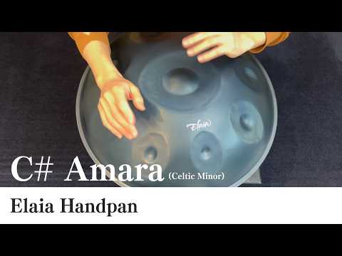 【ハンドパン販売】 Elaia Handpan / C# Amara 9 (Celtic Minor) 試奏2［管理番号146］