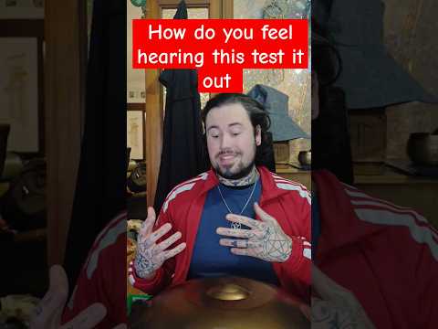 How do you feel hearing this test it out #reels #fyp #handpan #viral #relax #happy #meditation #spir