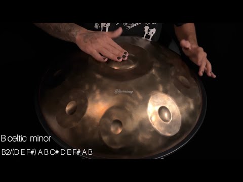 B celtic minor(stainless steel)12note-harmony handpan