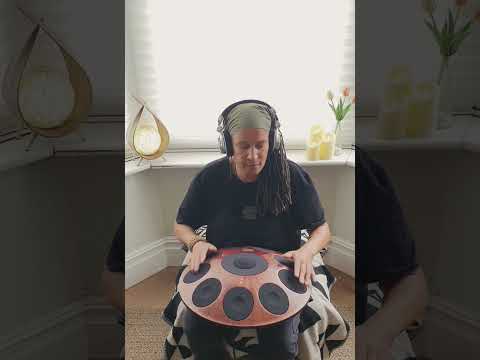 🌺 Quiet your mind ~ open your heart ~ flow 💫 #handpan #handpanmusic  #lazyhammock #neotone #dkurd18
