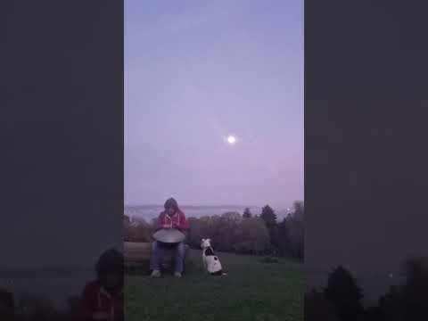 Handpan with Moon - up tempo