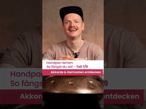 Erste Schritte beim Handpan lernen 7/9 - Akkorde und Harmonien entdecken #shorts