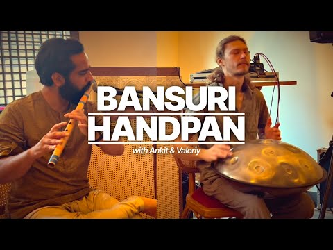 Handpan & Bansuri | 1 hour Live Performance | Best Music for RELAXATION | Valeriy Frolov & Ankit