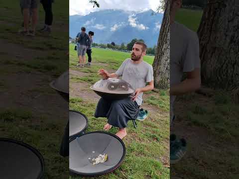 Busking in Interlaken | Handpan meditation music | Ivan Judas