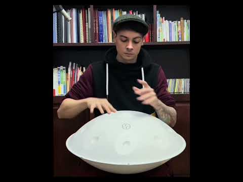 BeatRise 「TheWhite」Series - D Kurd 10 - White #shorts #short #handpan #handpandrum